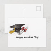 dag voor blije leraren feestdagenkaart (Voorkant / Achterkant)