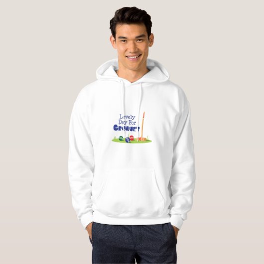 Dag voor Croquet Hoodie (Voorkant volledig)