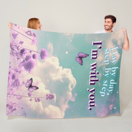 Dag voor dag Stap voor Stap Medium Fleece Deken (In situ)