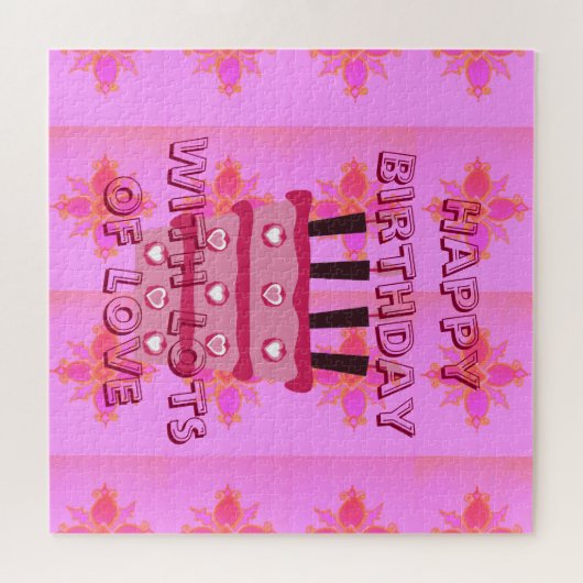 Dag voor haar legpuzzel (Horizontaal)