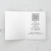 Dag voor mijn schoonmoeder Fun Dog Relax Humor Kaart (Binnen)