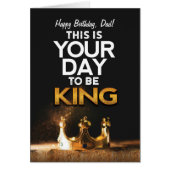 Dag voor papa, dit is je dag om koning te worden (Voorkant)