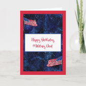 Dag voor papa in het leger kaart (Voorkant)