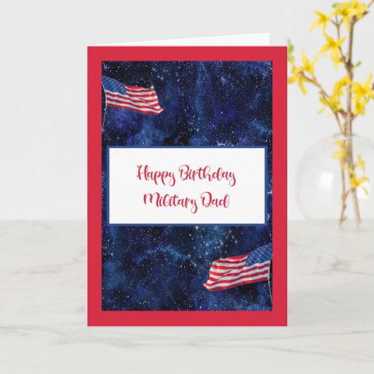 Dag voor papa in het leger kaart (Gele Bloem)