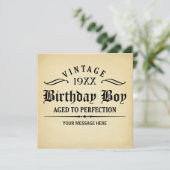  dag waarop de Whiskey verouderd is tot de perfect Kaart (Staand voorkant)