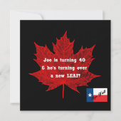 Dag Y'all-TX vlag Kaart (Voorkant)