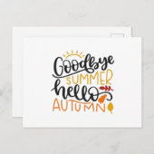 Dag zomer hallo herfst briefkaart (Voorkant / Achterkant)