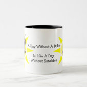 Dag zonder Dobie Cute Doberman Mok (Center)