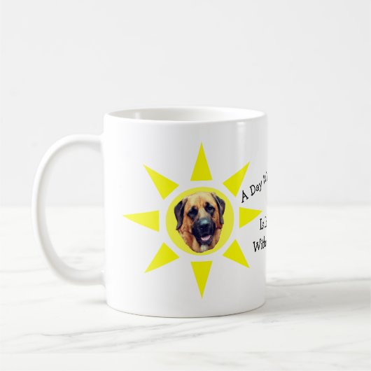 Dag zonder mastiff Cute Dog Koffiemok (Links)