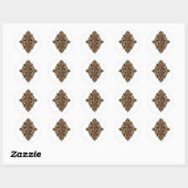 DAGAK TRIBAL SIERADEN BORNEO KUNST STICKER (Vel)