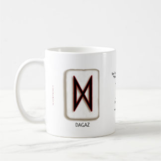 Dagaz RuneStone 11 oz. Mok