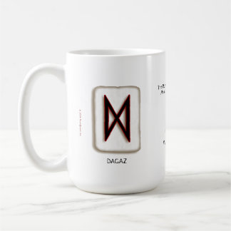 Dagaz RuneStone 15 oz. Mok