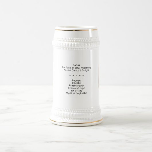 Dagaz RuneStone Stein Bierpul (Center)