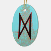 Dagaz Viking Rune Yule Ornament - Doorbraak! (Links)