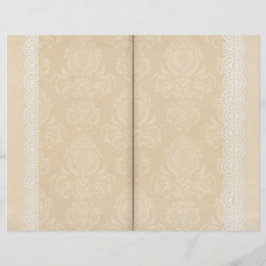 Dagblad Damask & Lace Scrapbook Page