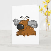 Dagblad-in-mondkranten Kaart (Gele Bloem)