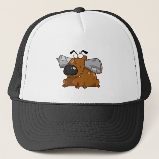 Dagblad-in-mondkranten Trucker Pet (Voorkant)