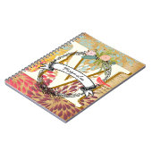 Dagblad met monogram notitieboek