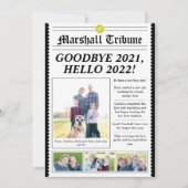 Dagblad Stijlfamilie Nieuwsbrief Feestdagenkaart (Voorkant)