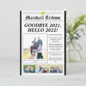 Dagblad Stijlfamilie Nieuwsbrief Feestdagenkaart (Staand voorkant)