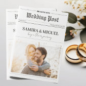 Dagblad Trouwprogramma Tijdlijn Foto Trivia Kaart