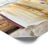 dagblad van het dagblad " strand driftwood " poster (Hoek)