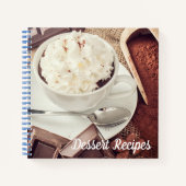 Dagblad voor ontvangst dessert notitieboek (Voorkant)