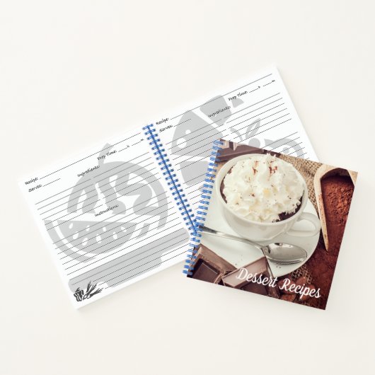 Dagblad voor ontvangst dessert notitieboek (Binnen)