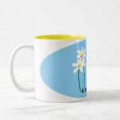 dagbladen tweekleurige koffiemok (Links)