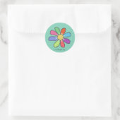 DAGbloem Ronde Sticker (Tas)