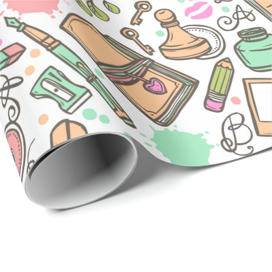 dagboek cadeaupapier (Rol Hoek)