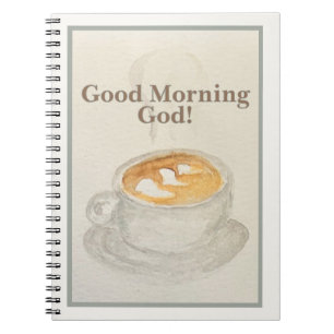 Dagboek: Goede Morgen God — Morgen Aanbieding  Notitieboek