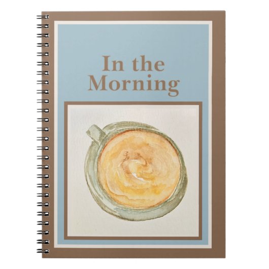 Dagboek: In de Morgen — Psalm 5:3-4 Notitieboek (Voorkant)