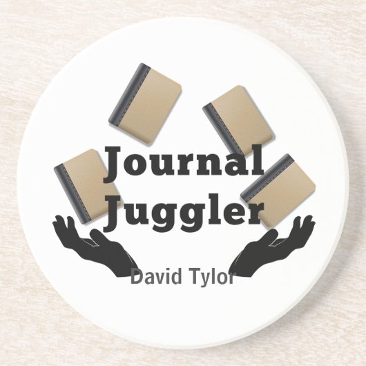 Dagboek Juggler Zandsteen Onderzetter (Voorkant)