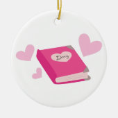 dagboek keramisch ornament (Voorkant)