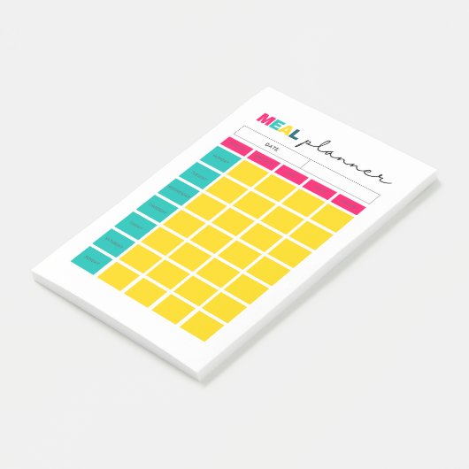 Dagboek maaltijden Pagina Post-it Opmerkingen Post-it® Notes (Schuin)