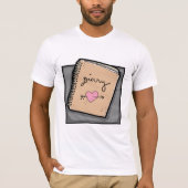 Dagboek Mannen T-shirt (Voorkant)
