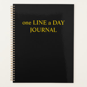 "Dagboek met één regel per dag: dagelijks geheugen Planner