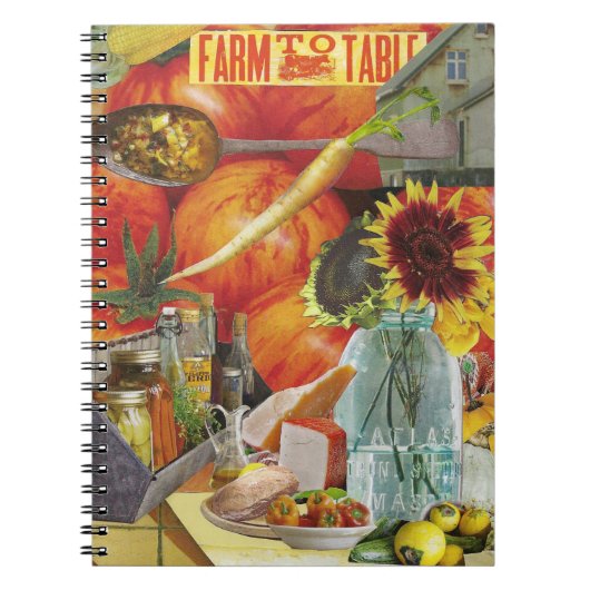 Dagboek met het marktthema voor landbouwers notitieboek (Voorkant)