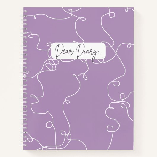 Dagboek notitieboek (Voorkant)