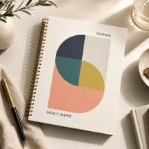 Dagboek | op maat gemaakt abstract spiraal notitie