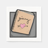 Dagboek Papieren servetten (Voorkant)