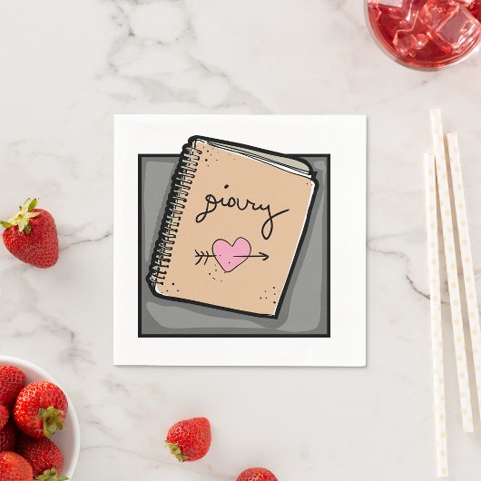 Dagboek Papieren servetten