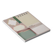 Dagboek Roze Persoonlijk ScrapbookPaper Notitieblok (Schuin)