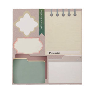 Dagboek Roze Persoonlijk ScrapbookPaper Notitieblok