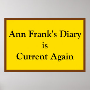 Dagboek van Anne Frank Actueel Poster