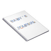 Dagboek van de baby notitieboek (Rechterzijde)