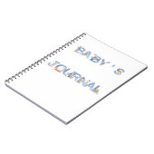 Dagboek van de baby notitieboek (Linkerzijde)