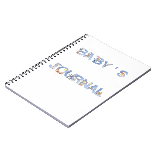 Dagboek van de baby notitieboek (Linkerzijde)
