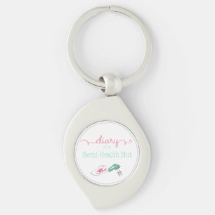 Dagboek van een Semi-Health Nut Fancy Sleutelhange Sleutelhanger